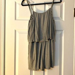 Striped Shorts Romper by Rumi + Ryder size large 12/14